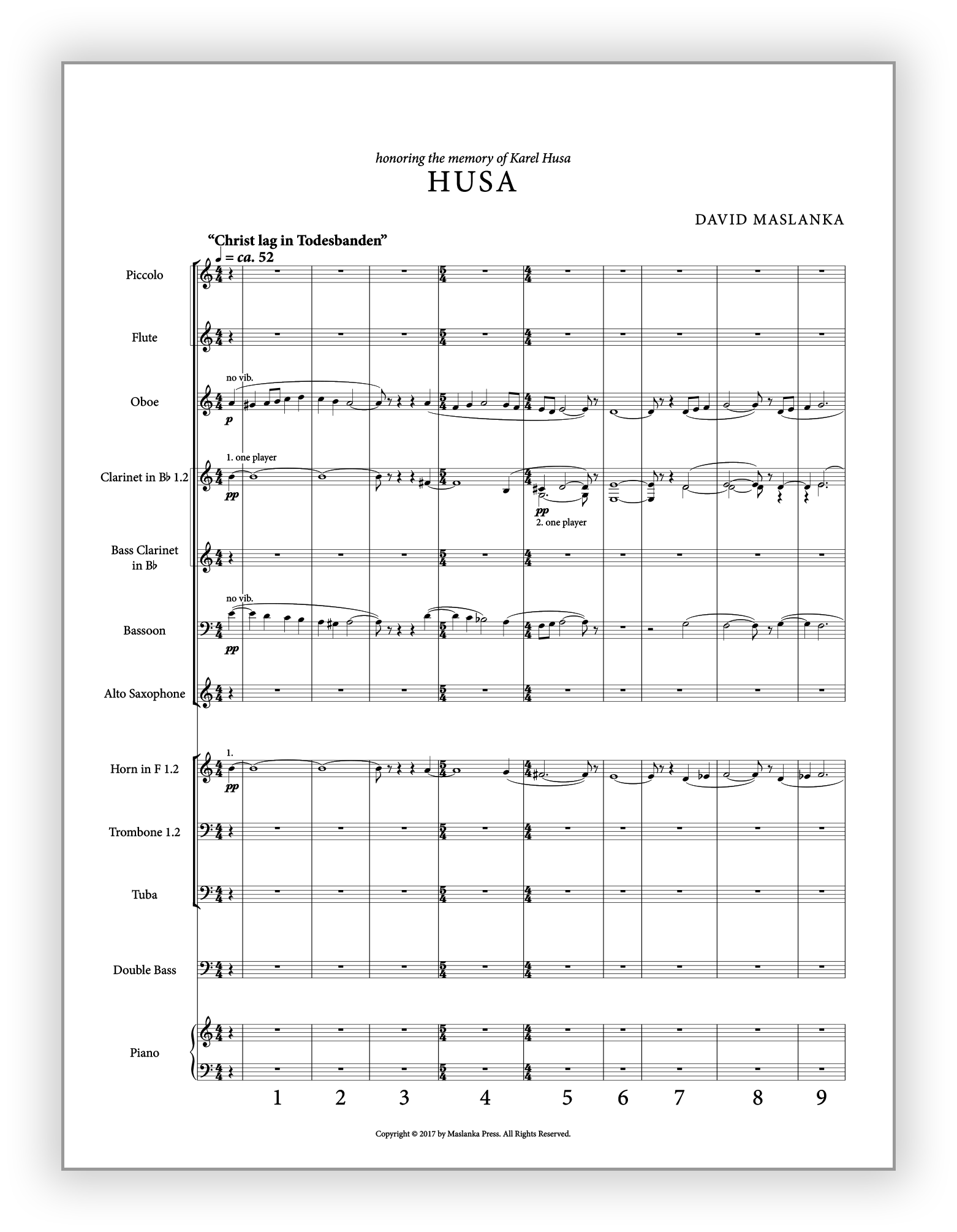 Husa Wind Ens Scores Maslanka Press husa-wind-ens-scores-maslanka-press