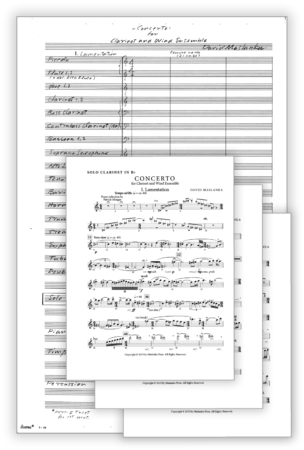 Wind Ensemble Maslanka Press