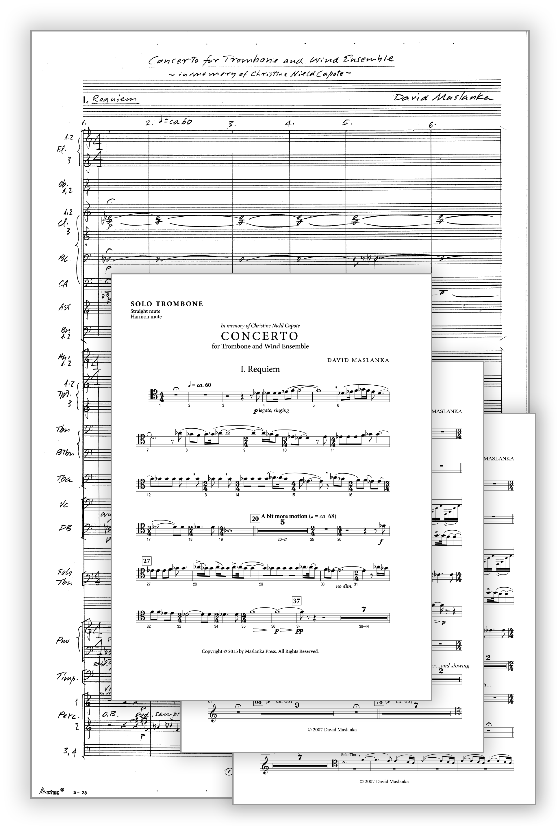 Wind Ensemble Maslanka Press