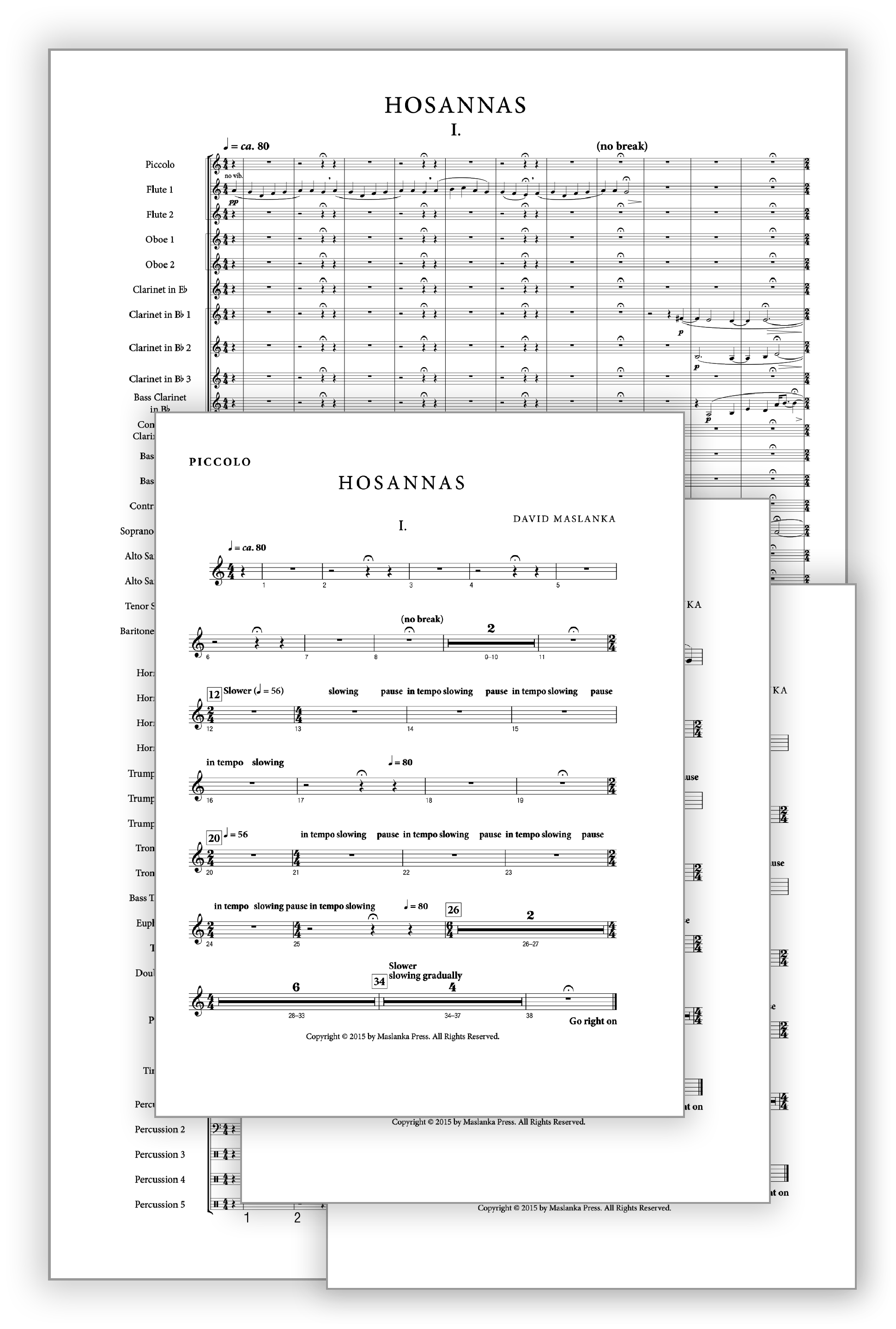 Wind Ensemble Maslanka Press