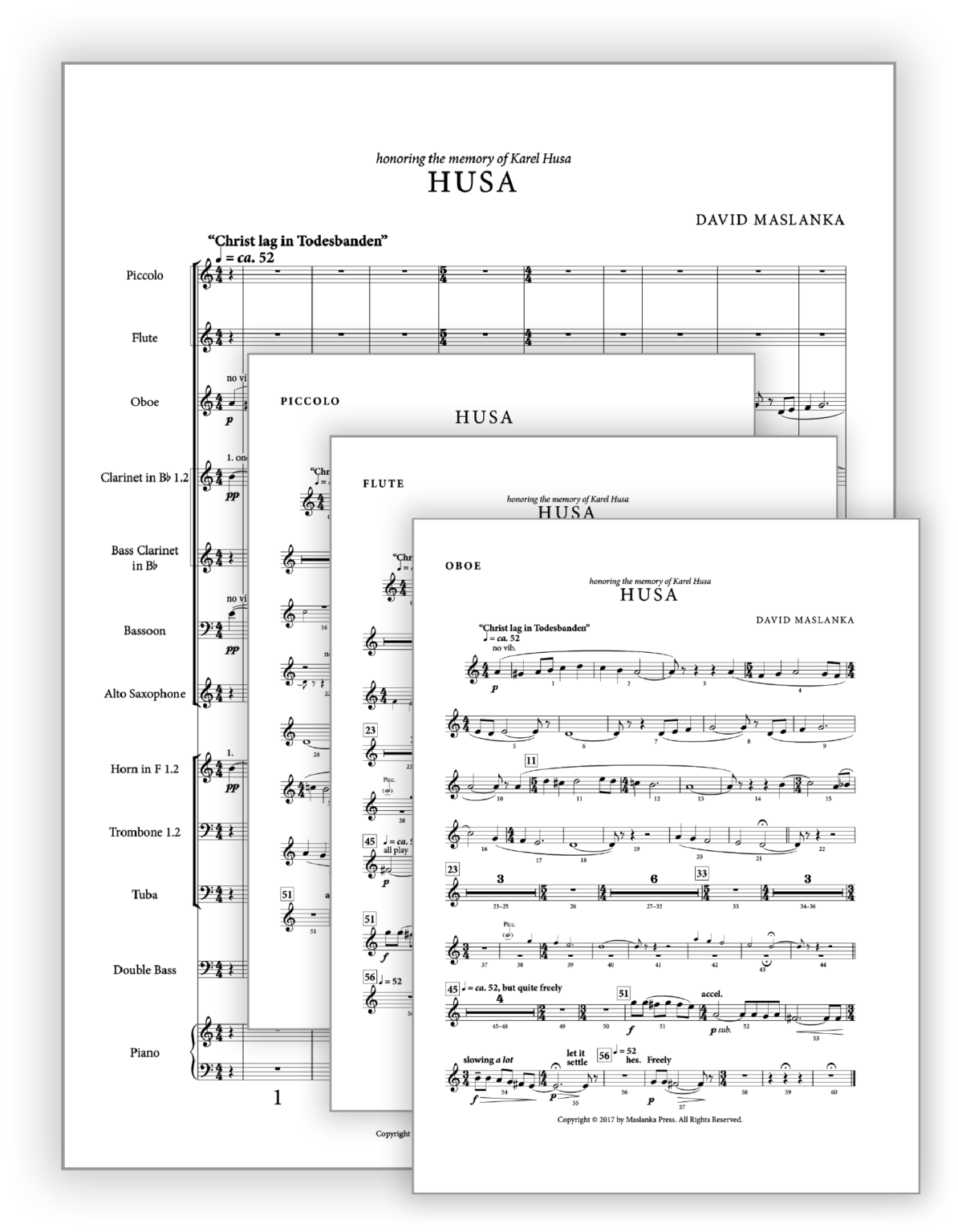 Wind Ensemble Maslanka Press