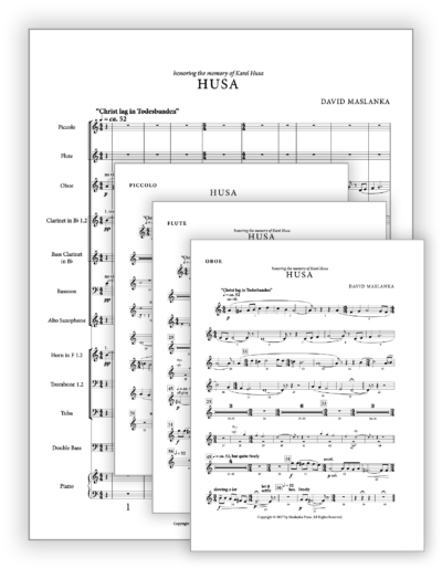 Husa [Wind Ens] - Scores