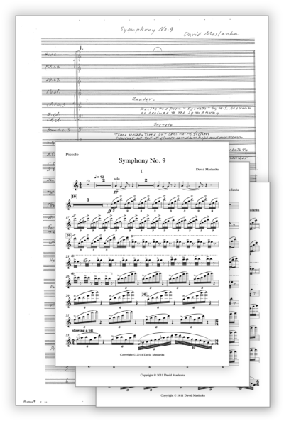 Symphony 9 [Wind Ens-Narr - Mvt 1] - Sets